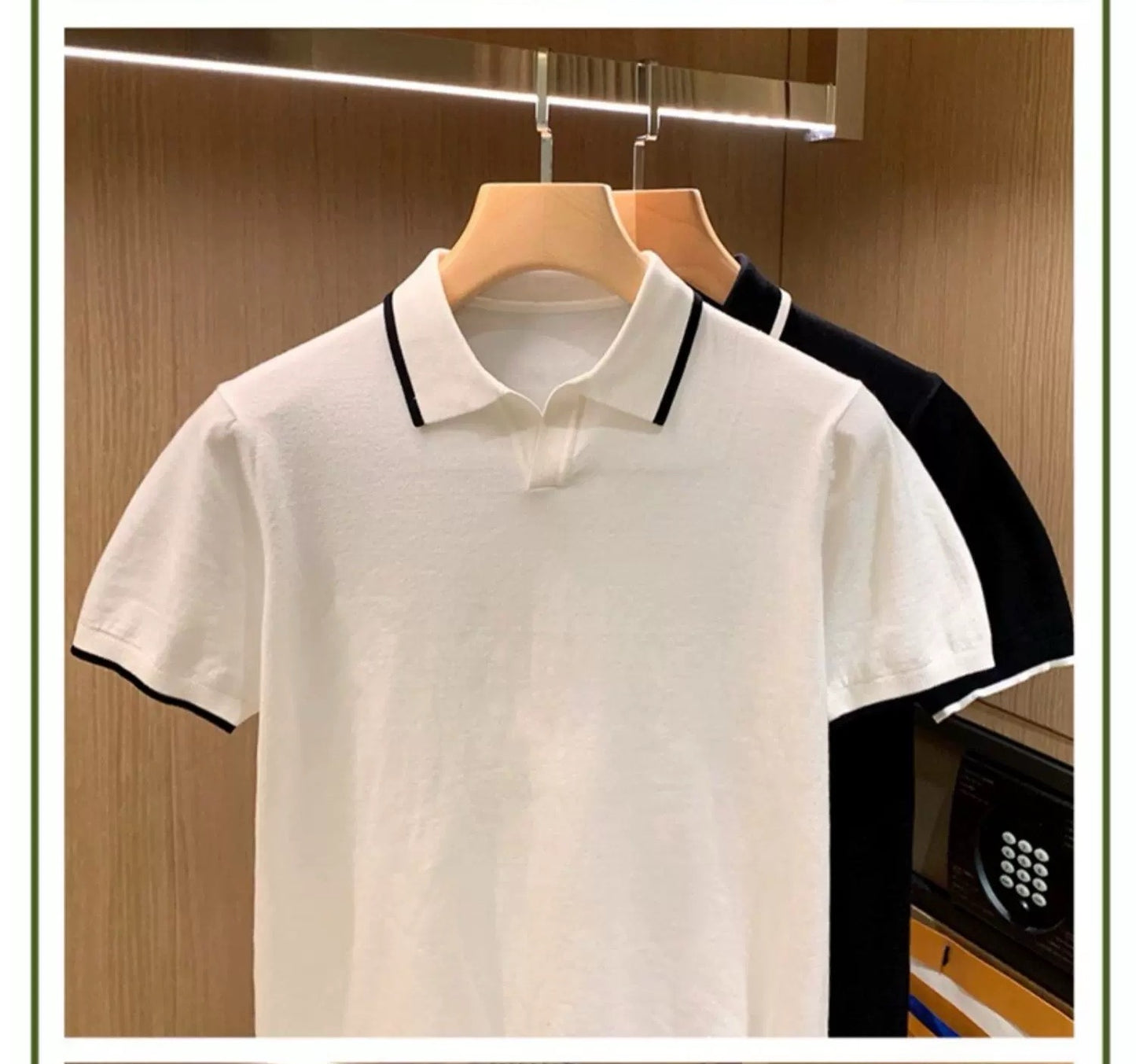 Sleek & Sophisticated: High - Quality Solid Business Polo T - Shirts